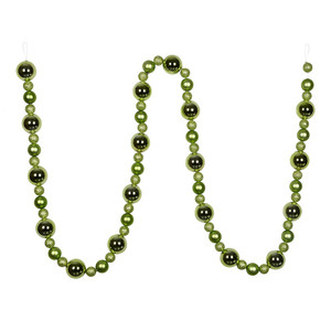 Vickerman N181754 - 9 ft Celadon Ball Christmas Garland - Unlit