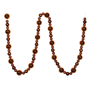  Vickerman N181788 9ft Copper Assorted Ball Garland 
