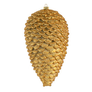 Vickerman N187333D 10" Copper Gold Matte Glitt Pinecone 2/B