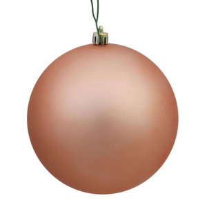 Vickerman N591258DMV 4.75" Rose Gold Matte Ball UV Drilled 4/ 