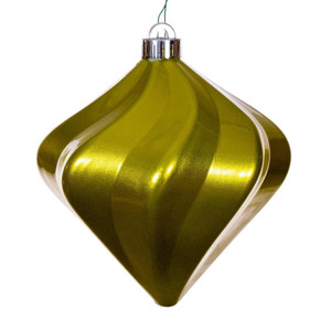 Vickerman N189873DCV - 6 inch Lime Candy Diamond Outdoor Christmas Ornament - 3 Pack