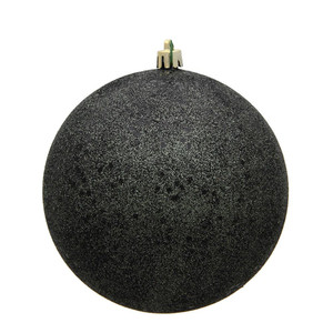  Vickerman N591284DQ 4.75" Gunmetal Sequin Ball Drilled 4/Bag 