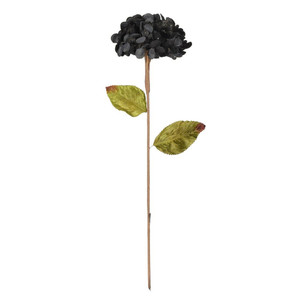 Vickerman QG212317 - 17 in. Black Hydrangea Artificial Spray - 3 Pack