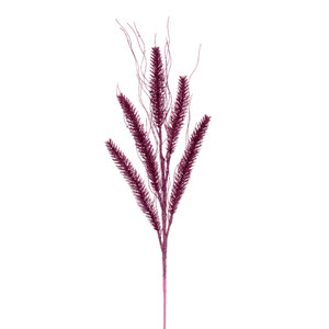 Vickerman QG224279 - 30 in. Pink White Glitter Artificial Spray - 6 Pack