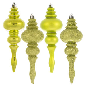 Vickerman N500273 7" Lime Finial 4 Finish Asst 8/Bx