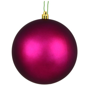 Vickerman N590621DMV - 2.4 inch Berry Red Ball Christmas Ornament - 24 Pack