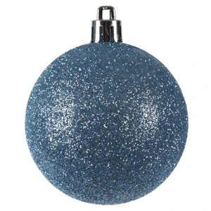 Vickerman N590629DG - 2.4 inch Periwinkle Glitter Ball Christmas Ornament - 24 Pack