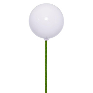 Vickerman N590811DPV - 3 inch White Pearl Ball Outdoor Christmas Ornament - 12 Pack