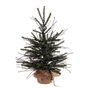 Vickerman B167618 - 1.5 ft Vienna Twig Unlit Christmas Tree