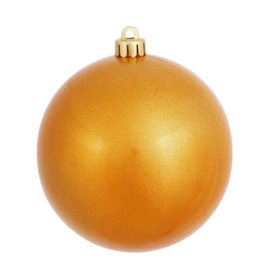  Vickerman N590830DCV 3" Antiq Gld Candy Ball UV Drilled 12/Bg 