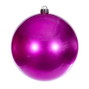 Vickerman N590859DCV 3" Hot Pink Candy Ball UV Drilled 12/Bag