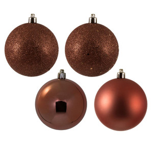Vickerman N590871 3" Coral Ball 4-Finish Asst 16/Bx