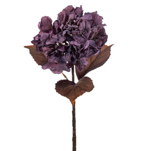 Vickerman FM223422 - 18.5 in. Purple Hydrangea Artificial Spray - 2 Pack