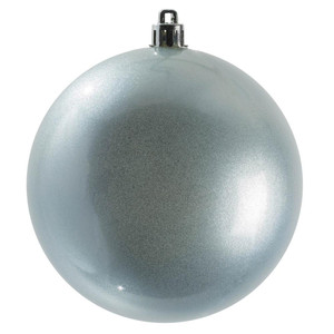 Vickerman N591029DCV - 4 inch Periwinkle Candy Ball Outdoor Christmas Ornament - 6 Pack
