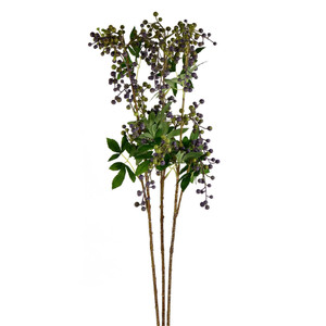 Vickerman FR191501 - 38 in. Violet Berry Artificial Spray - 3 Pack