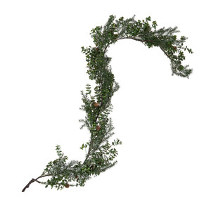 Vickerman EH214414 - 9 ft Green Cedar Christmas Garland - Unlit