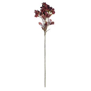 Vickerman FXT222328 - 25.5 in. Burgundy Primrose Flower Artificial Spray - 3 Pack
