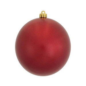 Vickerman N591203DCV - 4.75 inch Red Candy Ball Outdoor Christmas Ornament - 4 Pack