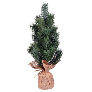  Vickerman LF203419 19" Blue Spruce Sapling Tree Burlap Base 