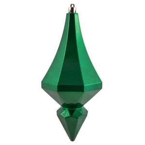Vickerman MC191004D 8" Green Candy Diamond Finial 2/Bag