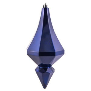 Vickerman MC191022D 8" Cobalt Blue Candy Diamond Finial 2/Bg