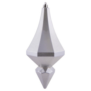 Vickerman MC191034D - 8 inch Lilac Candy Finial Christmas Ornament - 2 Pack