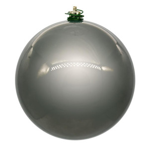Vickerman N591225DPV - 4.75 inch Limestone Pearl Ball Outdoor Christmas Ornament - 4 Pack