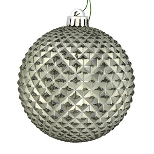 Vickerman N188423D - 2.75 inch Wrought Iron Glitter Ball Christmas Ornament - 12 Pack