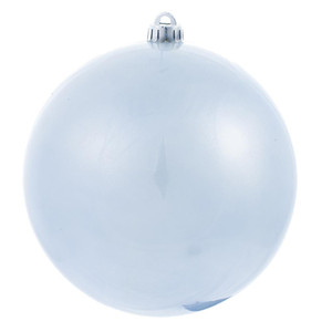 Vickerman N591529DCV - 6 inch Periwinkle Candy Ball Outdoor Christmas Ornament - 4 Pack