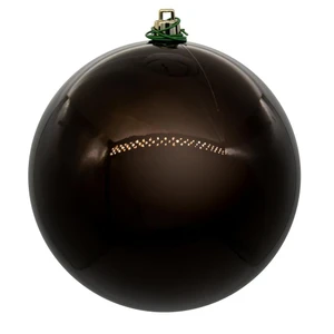 Vickerman N591575DPV - 6 inch Chocolate Pearl Ball Outdoor Christmas Ornament - 4 Pack