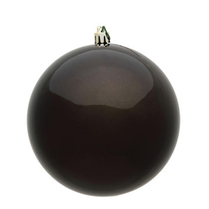  Vickerman N591584DCV 6" Gunmetal Candy Ball UV 4/Bag 