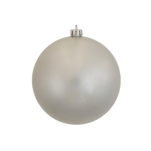 Vickerman N592007DCV - 8 inch Silver Candy Ball Outdoor Christmas Ornament