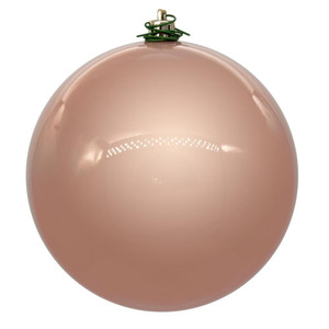 Vickerman N592058DPV 8" Rose Gold Pearl Ball UV Drill