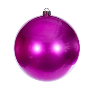 Vickerman N592059DCV - 8 inch Hot Pink Candy Ball Outdoor Christmas Ornament