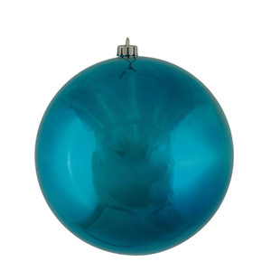 Vickerman N592062DSV 8" Sea Blue Shiny Ball UV Drilled Cap