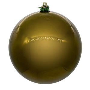 Vickerman N592514DPV - 10 inch Olive Pearl Ball Outdoor Christmas Ornament