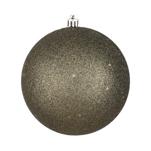  Vickerman N592525DQ 10" Limestone Sequin Ball Drilled 