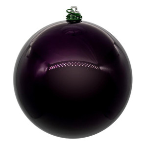 Vickerman N592526DPV - 10 inch Plum Pearl Ball Outdoor Christmas Ornament
