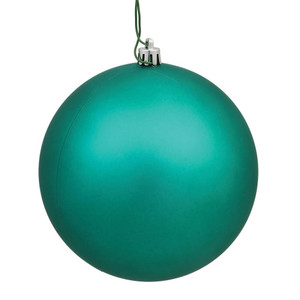  Vickerman N592542DMV 10" Teal Matte Ball UV Drilled Cap 