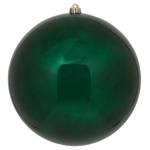  Vickerman N592574DSV 10" Midnight Green Shiny Ball UV Drilled 