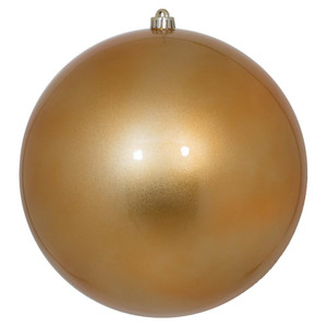 Vickerman N593033DCV - 12 inch Copper Gold Candy Ball Outdoor Christmas Ornament