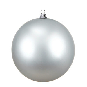 Vickerman N594007DMV 15.75" Silver Matte Ball UV