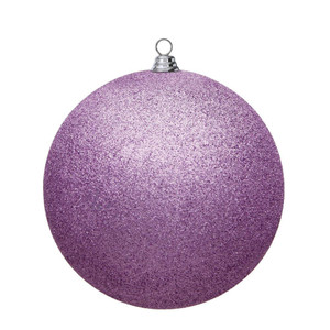 Vickerman N594069DG - 15.75 inch Orchid Glitter Ball Christmas Ornament