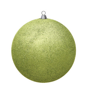  Vickerman N594073DG 15.75" Lime Glitter Ball 