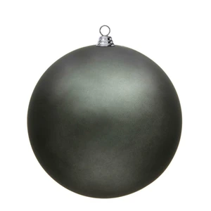 Vickerman N594087DMV - 15.75 inch Pewter Matte Ball Outdoor Christmas Ornament