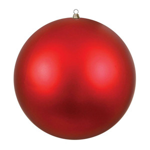 Vickerman N594503MV - 20 inch Red Matte Ball Outdoor Christmas Ornament