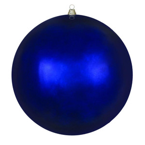 Vickerman N594531SV - 20 inch Giant Midnight Blue Shiny Ball Outdoor Christmas Ornament