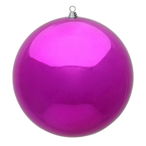 Vickerman N594570SV 20" Giant Fuchsia Shiny Ornament