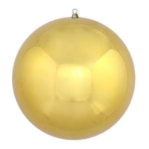 Vickerman N594608SV - 24 inch Giant Gold Shiny Ball Outdoor Christmas Ornament