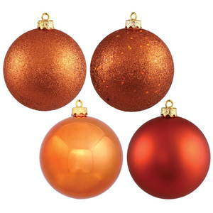 Vickerman N596818A 3" Burnish Orange 4 Finish Orn Asst 32